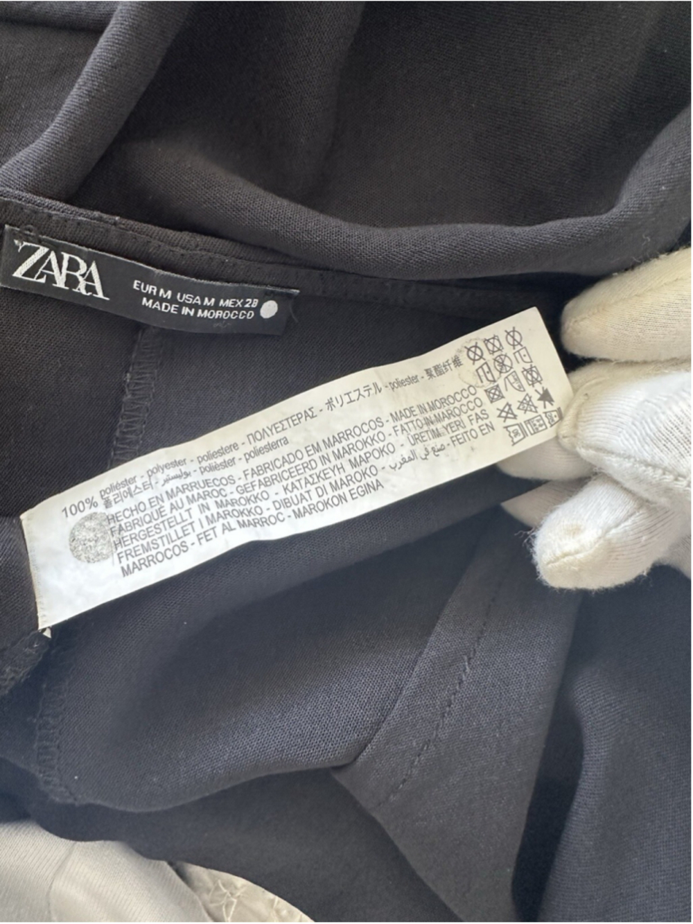 Zara Black Dress M - Picture 7 of 7